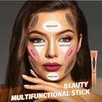 Liquid Face Contour Highlighter and Blush Wand Makeup Applicator