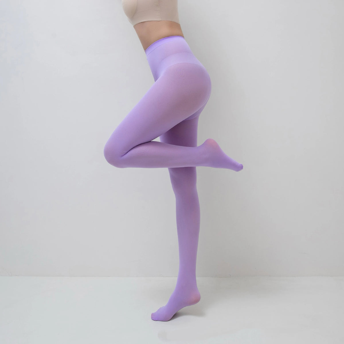 Solid Color Nylon Pantyhose For Women