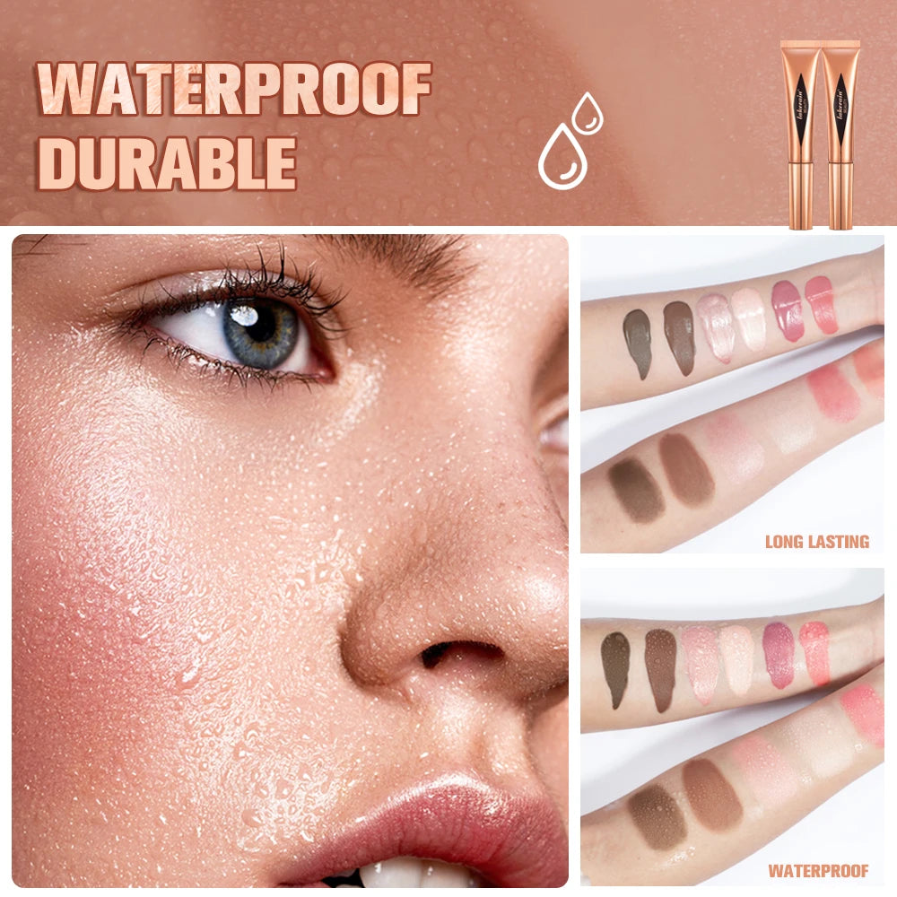 Liquid Face Contour Highlighter and Blush Wand Makeup Applicator