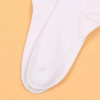 Polyester Elastane Heart Pattern Women Crew Socks