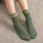 Polyester Elastane Thermal Socks For Winter Warmth