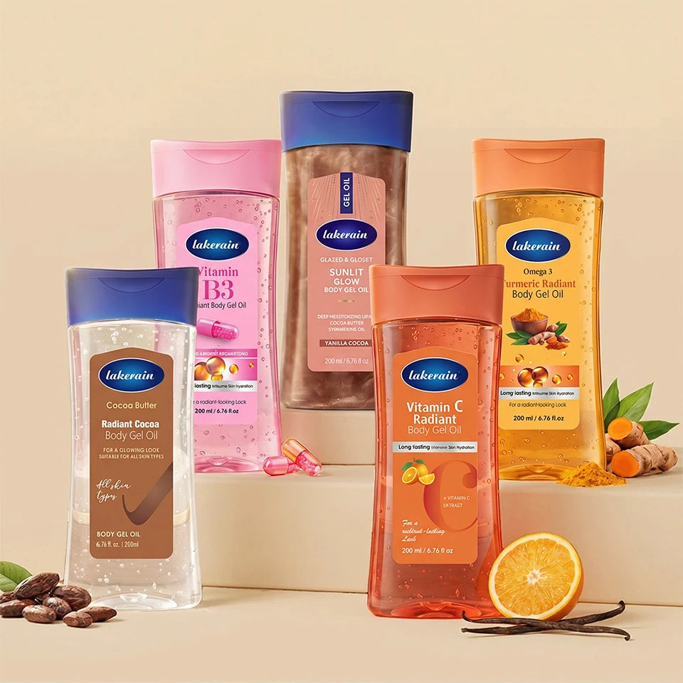 Moisturizing Shimmer Body Gel Oil Hydrating Skin Care
