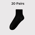Polyester Elastane Blend Mid Calf Casual Socks for Women