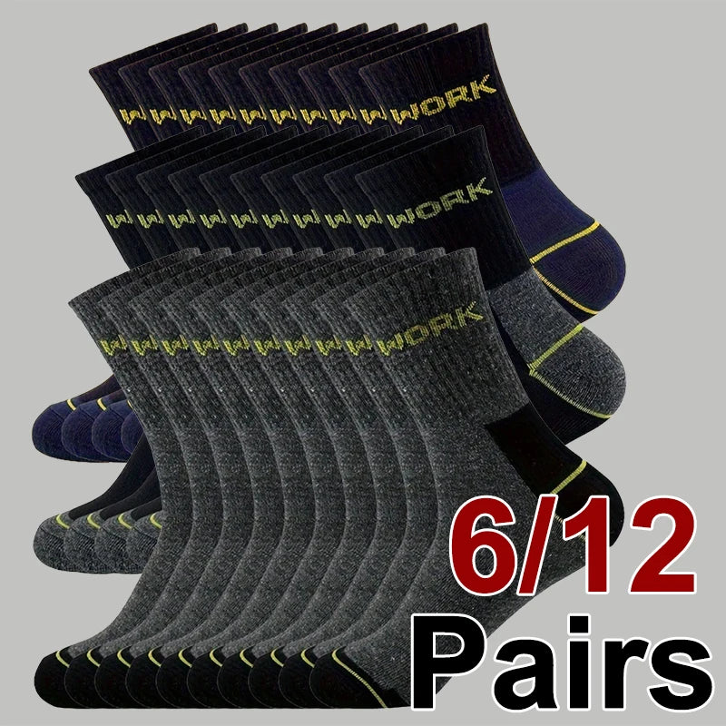 Polyester Elastane Crew Socks For Men - 1