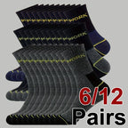 Polyester Elastane Crew Socks For Men
