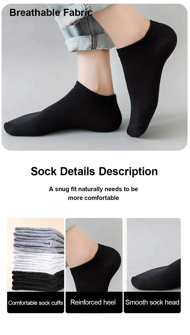 Mens Polyester Elastane Breathable No Show Ankle Socks - 9