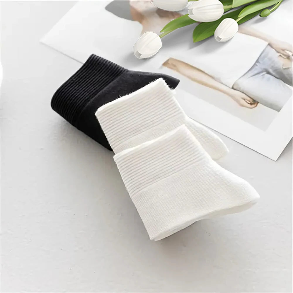 10 Pairs Polyester Elastane Crew Socks
