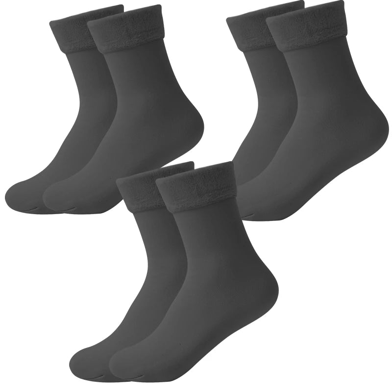 Thick Fleece Lined Winter Socks for Women - 23