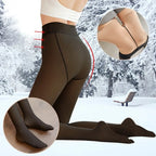 Polyester Elastane Fleece Lined Winter Tights