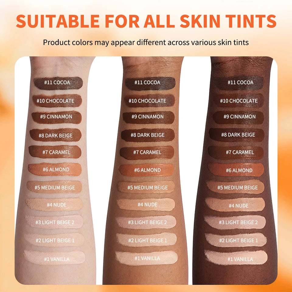 Liquid Foundation and Concealer Velvet Matte Finish