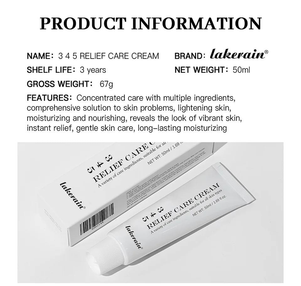 345 Relief Facial Moisturizing Cream for Blemish and Acne Care
