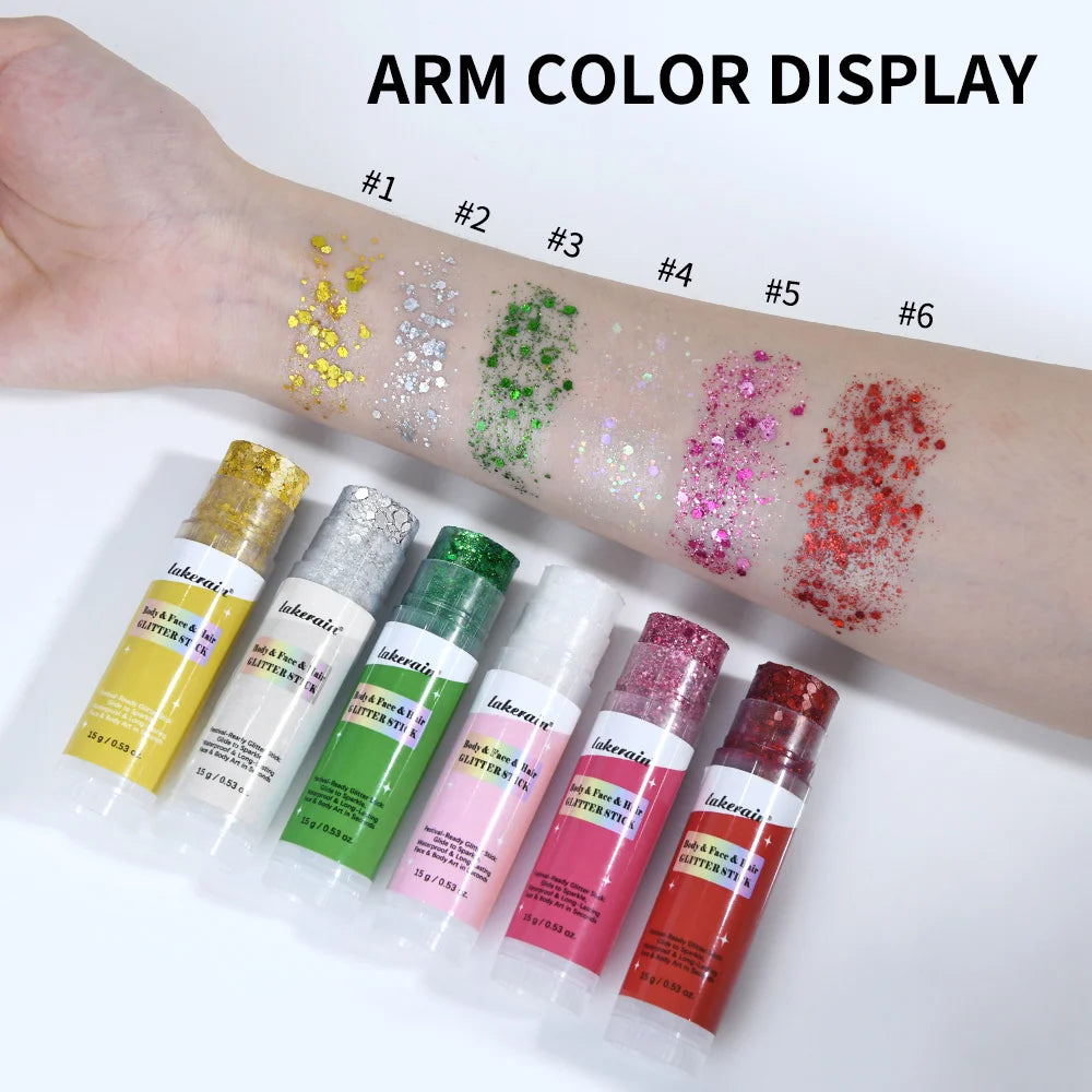 Glitter Balm Stick for Face and Body
