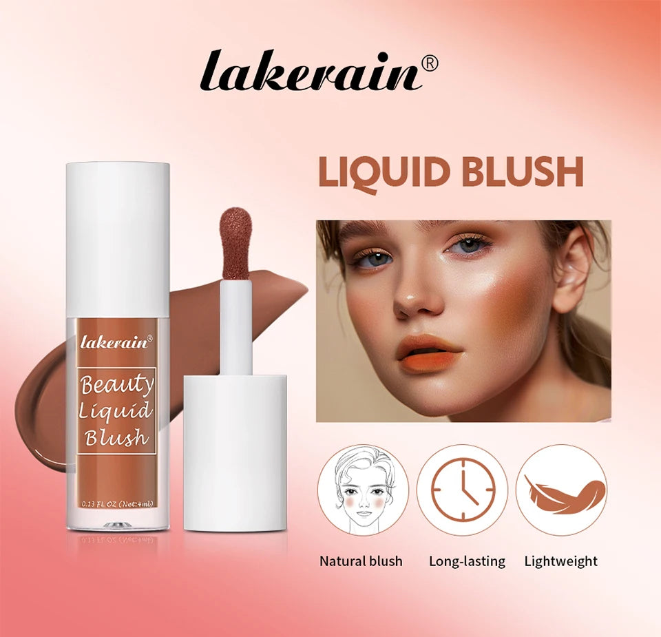 Liquid Blush Face Cheek Tint Waterproof Long Lasting Pigmented Makeup - 7