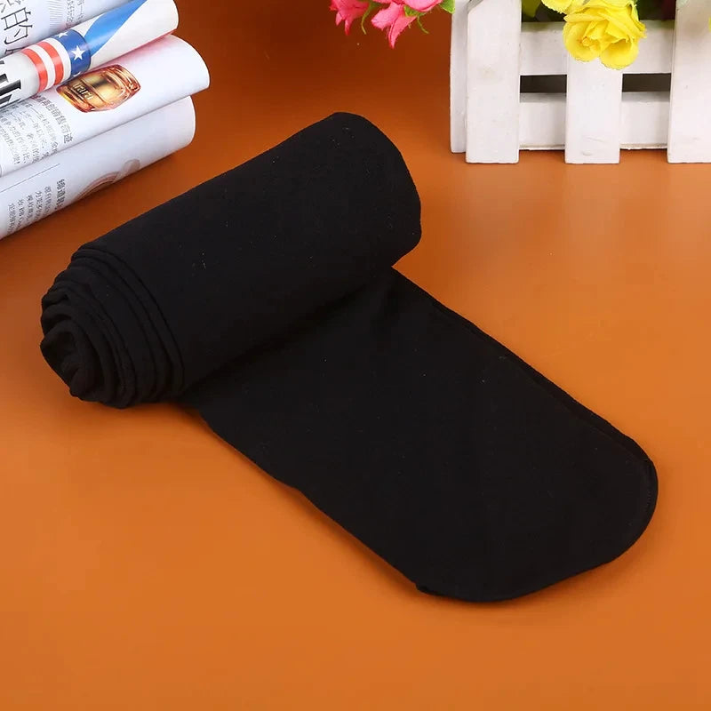 Red Nylon Polyester Slim Tights