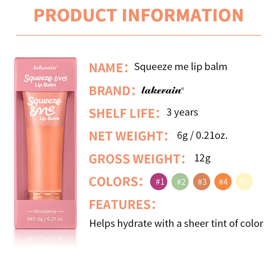 Tinted Moisturizing Lip Balm For Dry Chapped Lips - 19