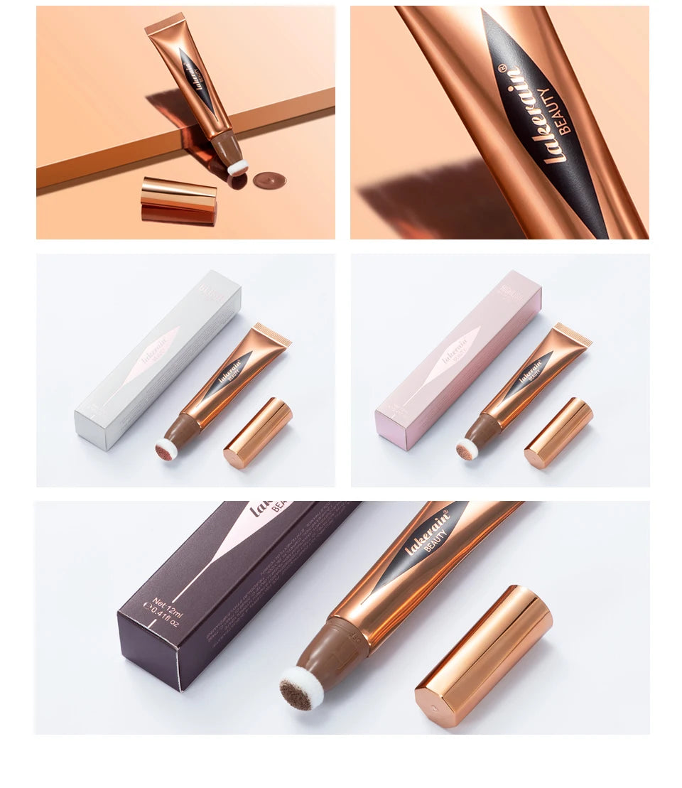Liquid Face Contour Highlighter and Blush Wand Makeup Applicator