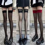 Nylon Thigh High Stockings For Women