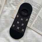 Cotton Mesh No Show Liner Socks for Women