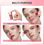 Waterproof Velvet Matte Liquid Blush with Mushroom Applicator