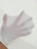 Polyester Blend Floral Print Low Cut Ankle Socks 5 Pack
