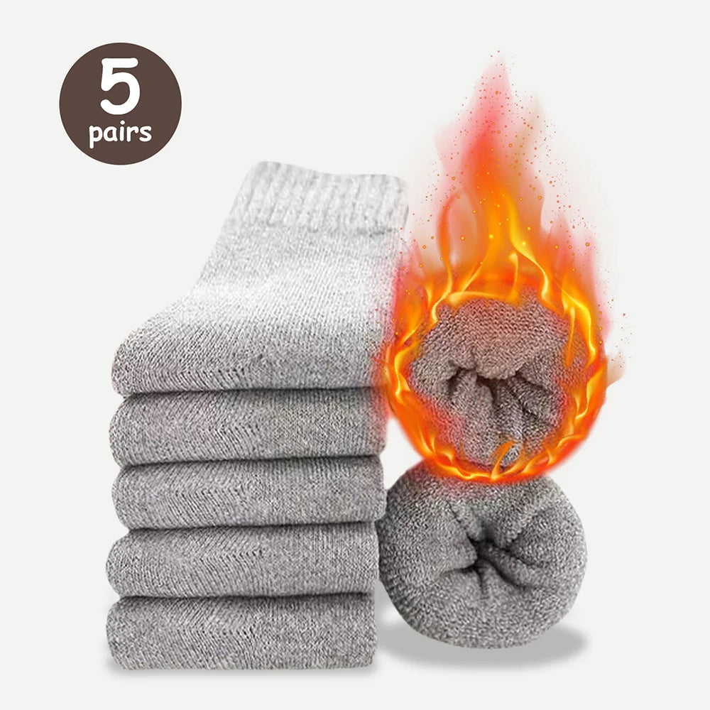 Polyester Elastane Knit Mid Calf Socks for Men - 16