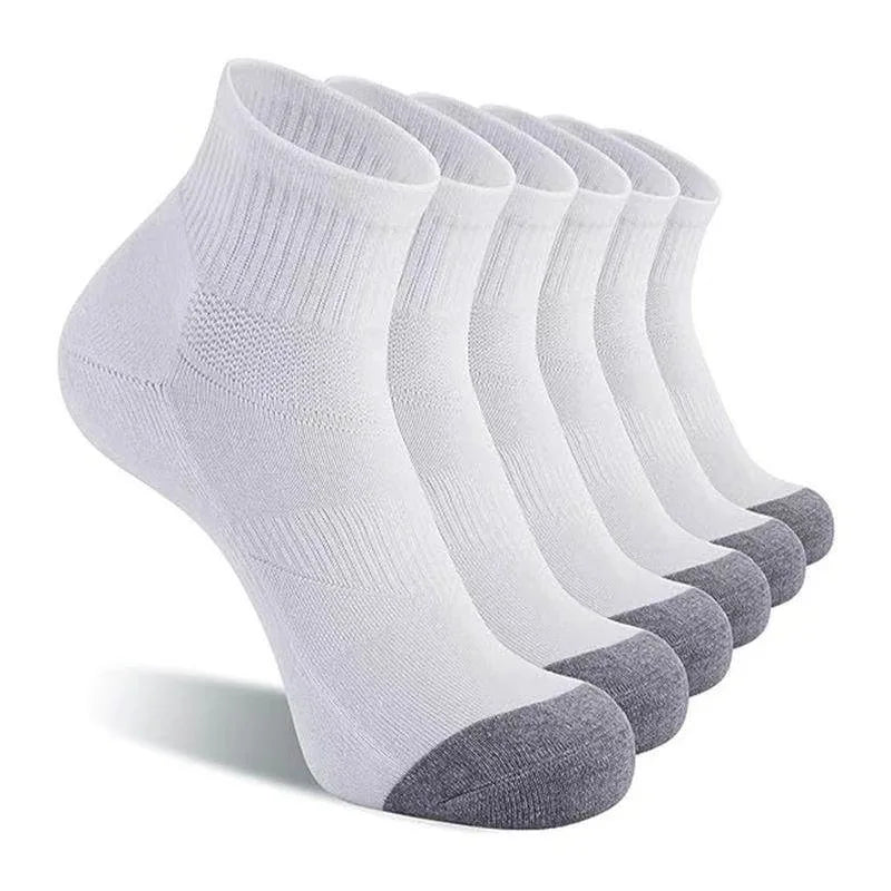 Polyester Elastane Crew Socks For Sports And Daily Wear