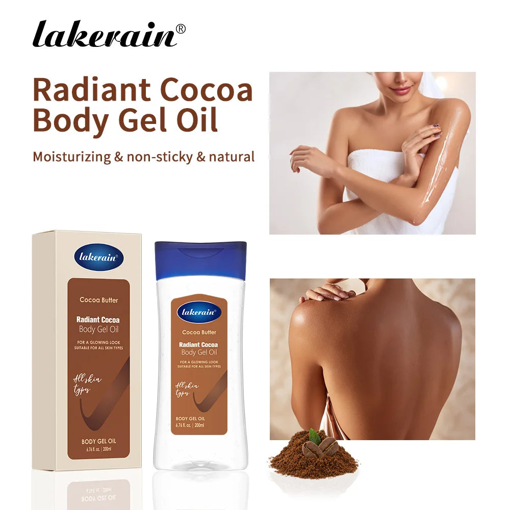 Vanilla Scented Moisturizing Body Oil for Dry Skin Hydration