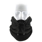 Cotton Polyester Fleece Thermal Hooded Neck Warmer Winter Hat