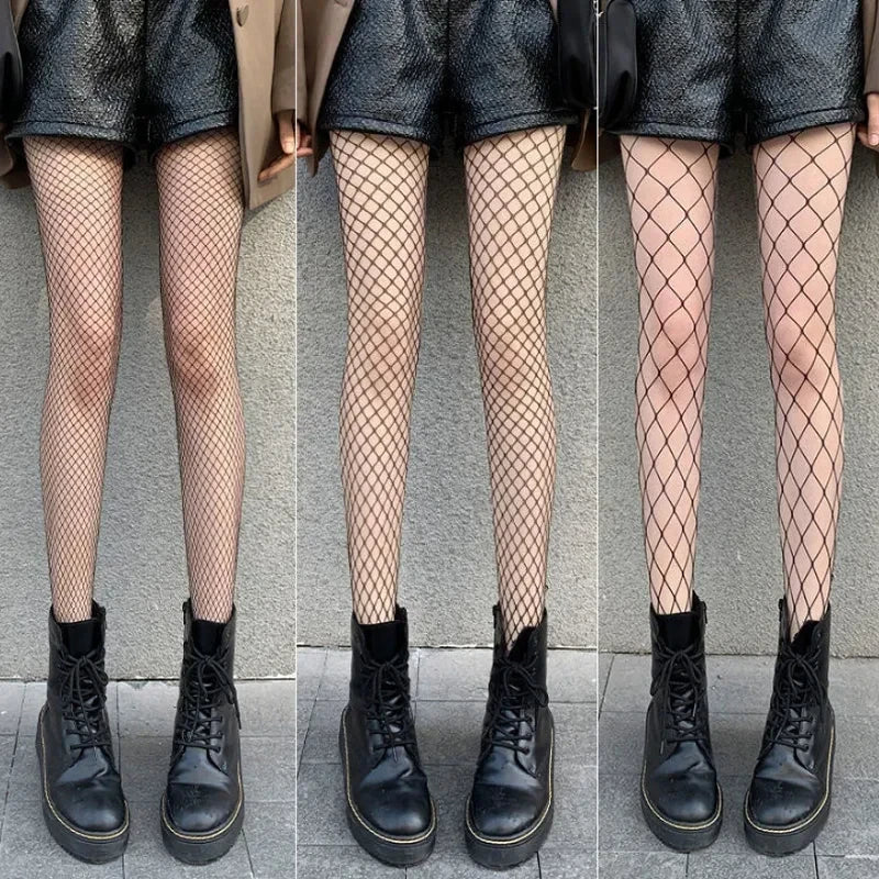 Nylon Polyester Fishnet Pantyhose Mesh Tights - 1
