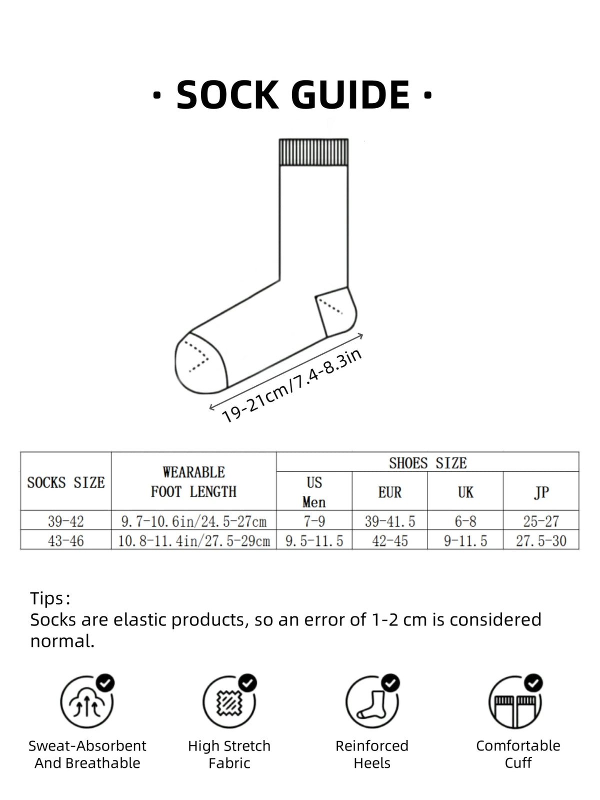 5 Pair Polyester Elastane Striped Ankle Socks for Men