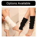 Polyester Elastane Knitted Leg Warmers 50cm