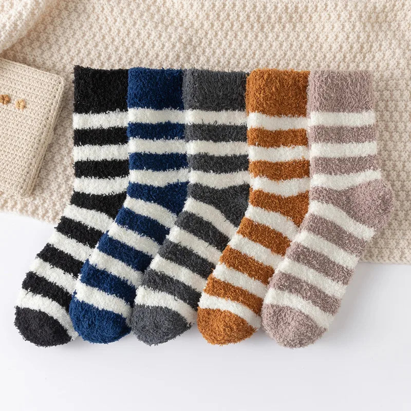 Polyester Elastane Warm Winter Crew Socks - 8