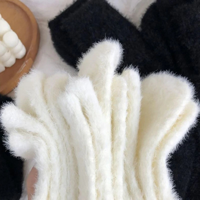 Polyester Elastane Plush Winter Socks