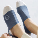 Cotton Blend Low Cut Breathable Invisible Socks
