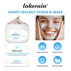 Honey Walnut Facial Scrub and Moisturizing Face Mask