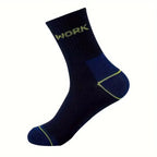 Polyester Elastane Crew Socks For Men