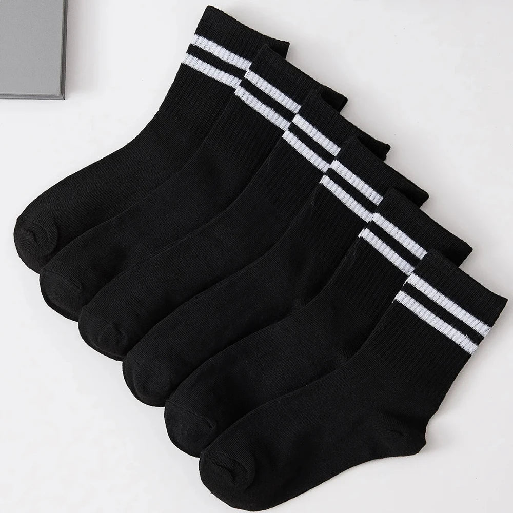 Polyester Elastane Crew Socks Set
