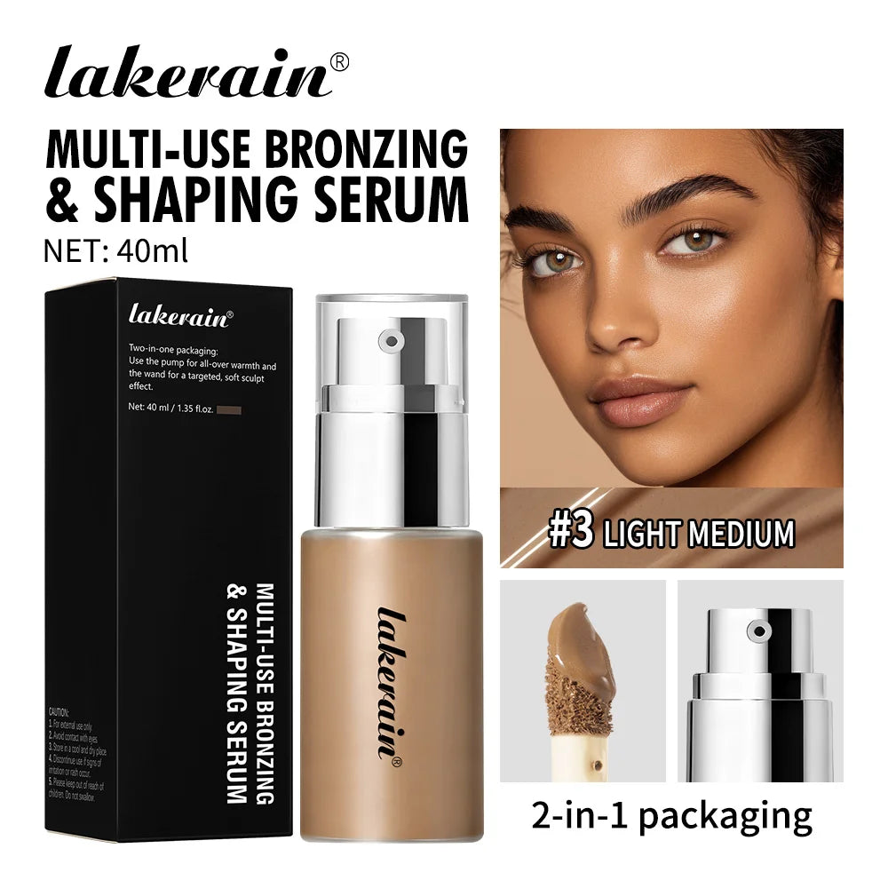 Liquid Bronzing and Shaping Foundation Serum - 22