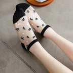 Polyester Elastane Low Cut Breathable Summer Socks