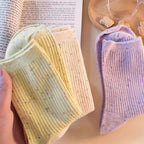 Polyester Elastane Blend Mid Tube Casual Socks