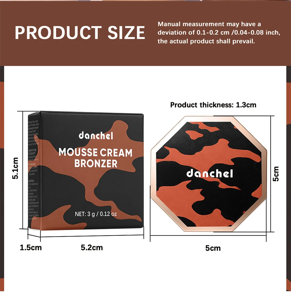 Cream Mousse Bronzer Matte Face Sculpting Makeup - 14