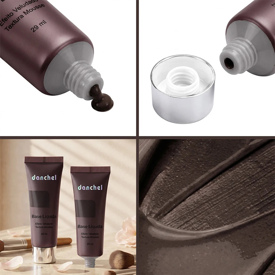 Liquid Foundation Velvet Matte Face Makeup