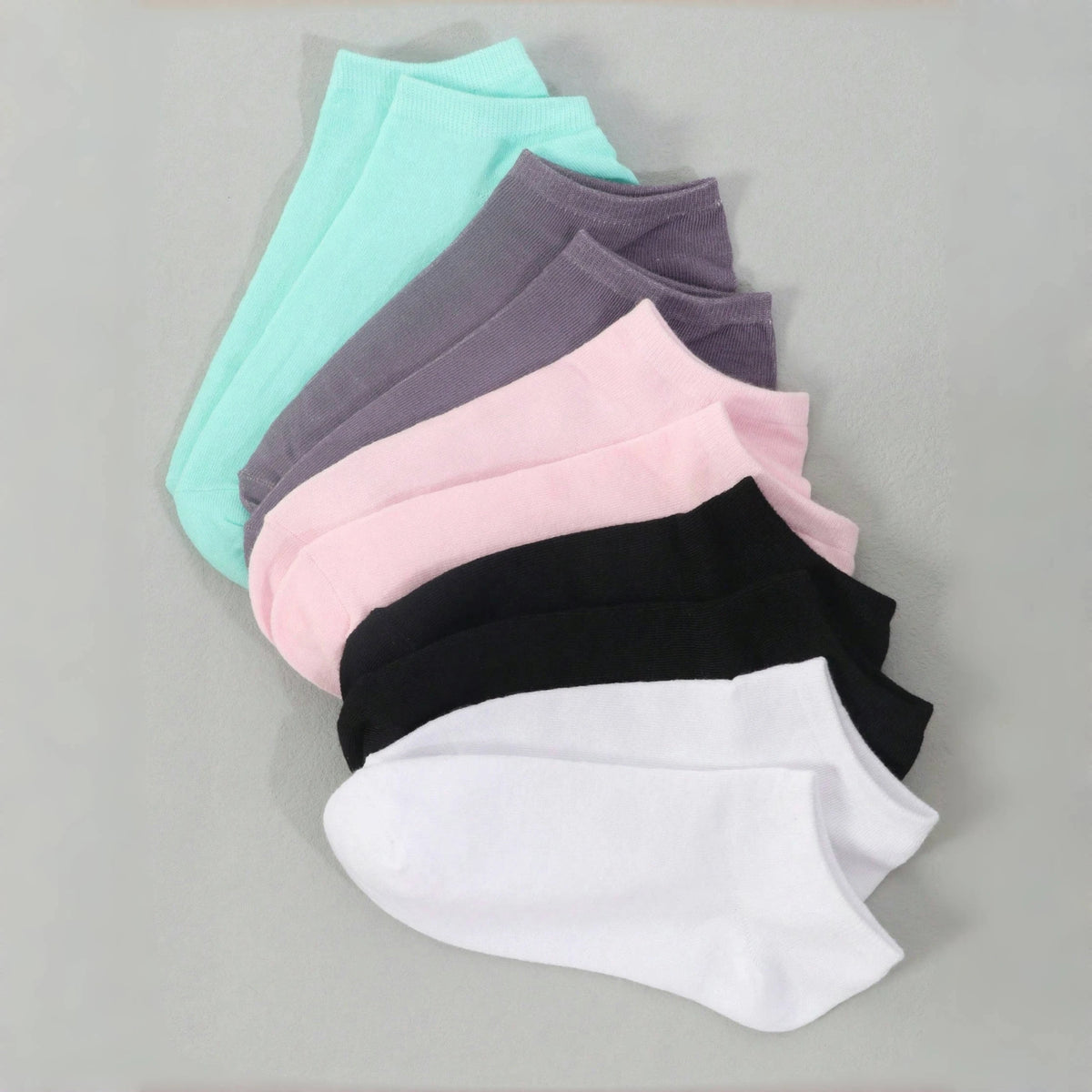Polyester Elastane Low Tube Casual Socks