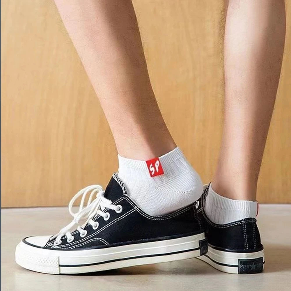 5 Pack Mens Polyester Blend Breathable Ankle Socks - 4