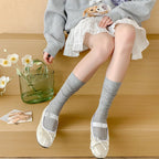 Cotton Blend Breathable Casual Socks For Women
