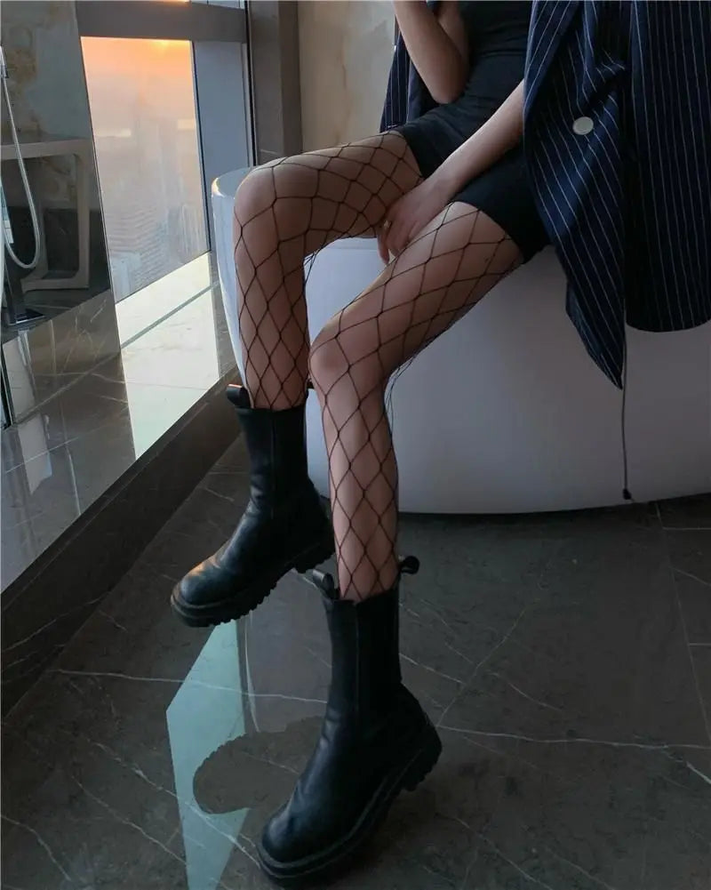 Nylon Mesh Fishnet Tights for Women - 5