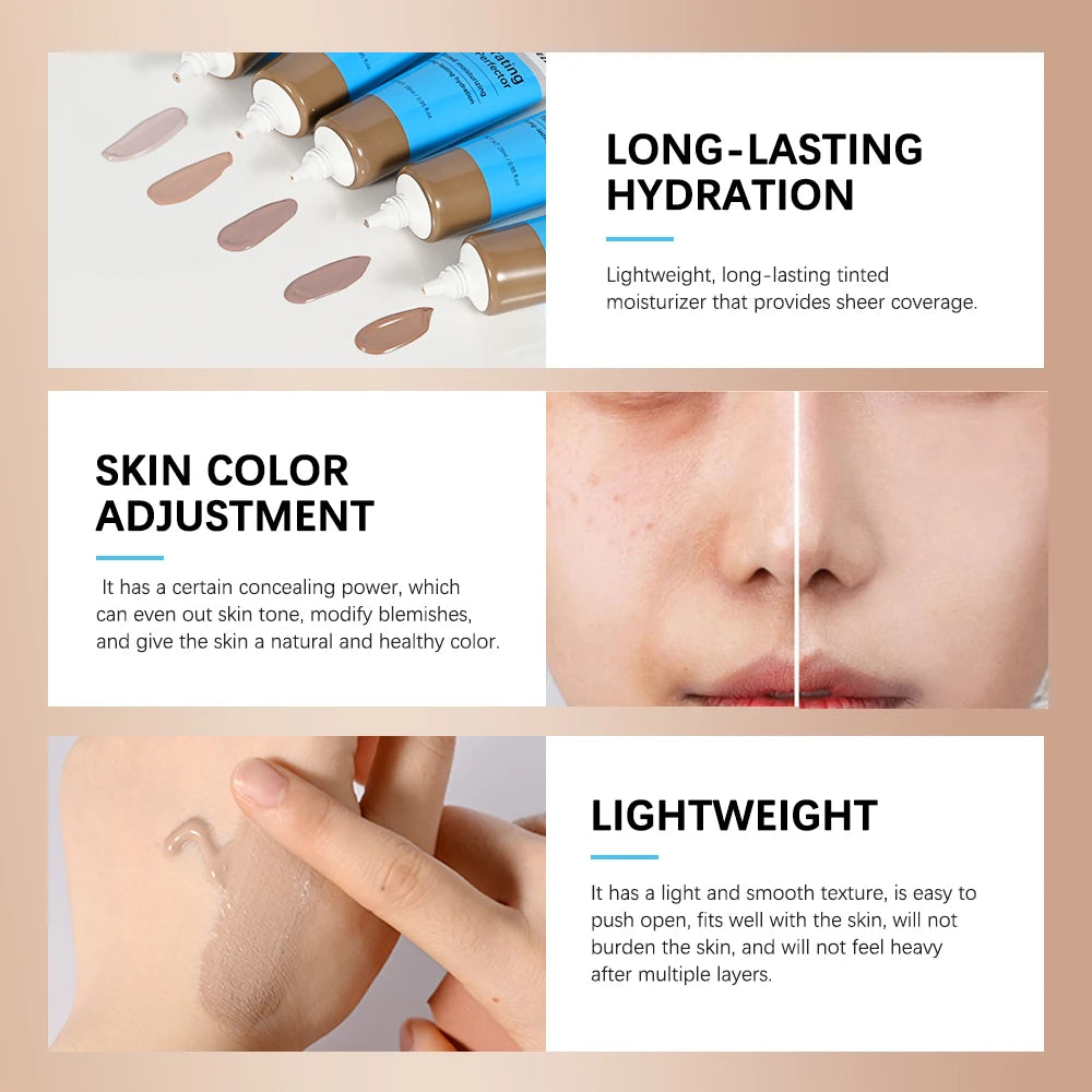Liquid Foundation Moisturizing Tinted Face Cream