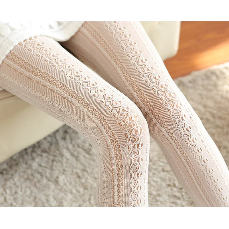 Lace Lolita Stockings Womens Nylon Pantyhose