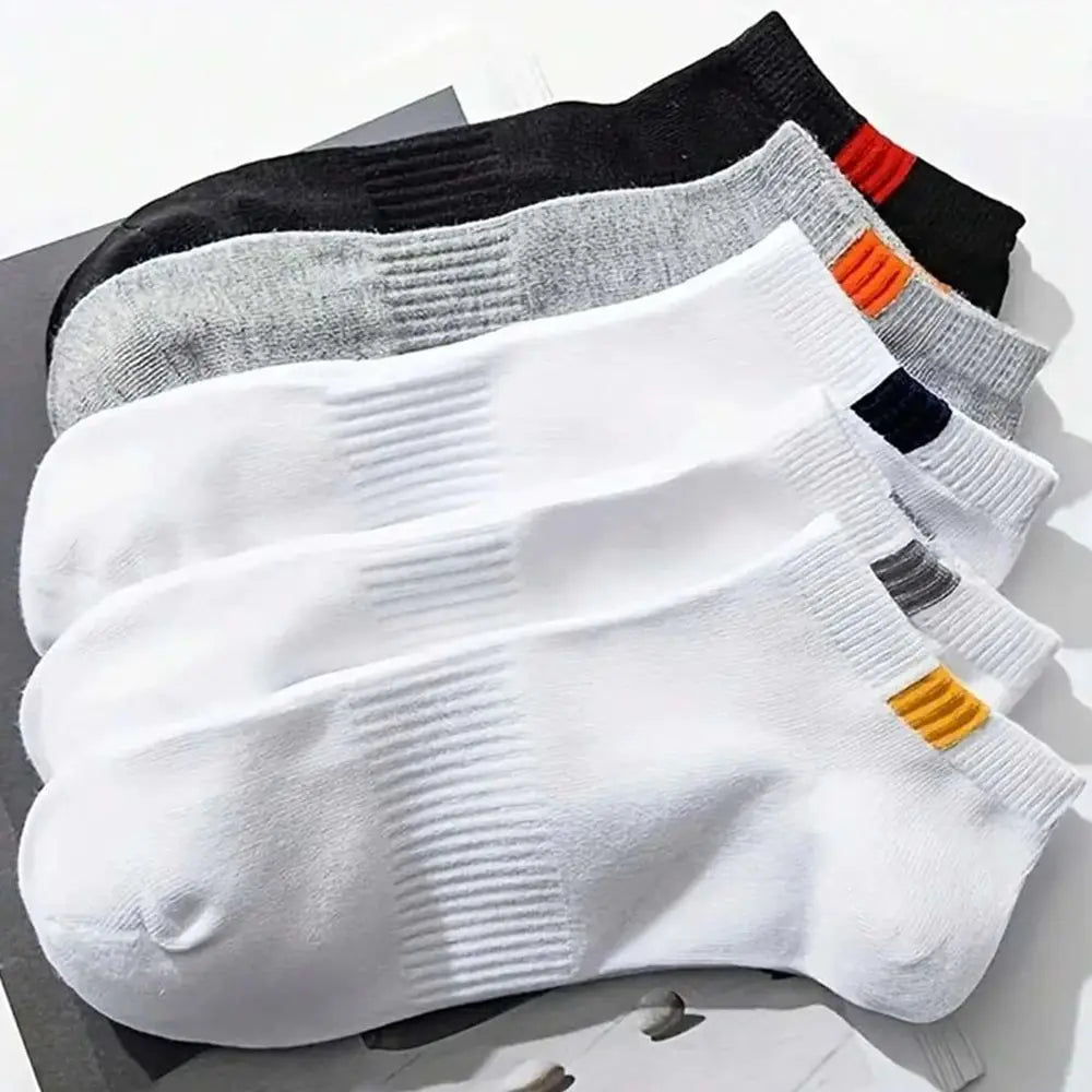 Polyester Elastane Mens Ankle Socks Set