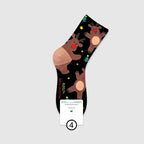 Cotton Christmas Pattern Mid Tube Socks